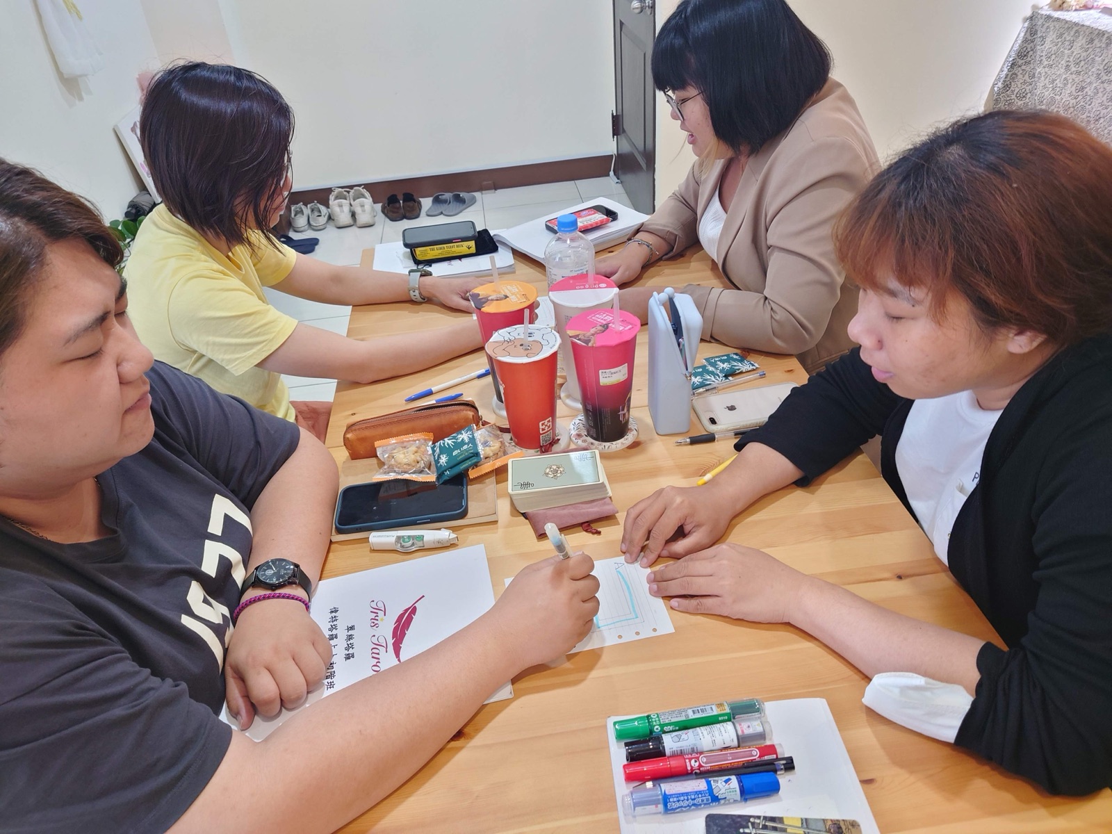 學員小班實作討論牌義